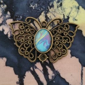Handmade Butterfly Pendant Necklace